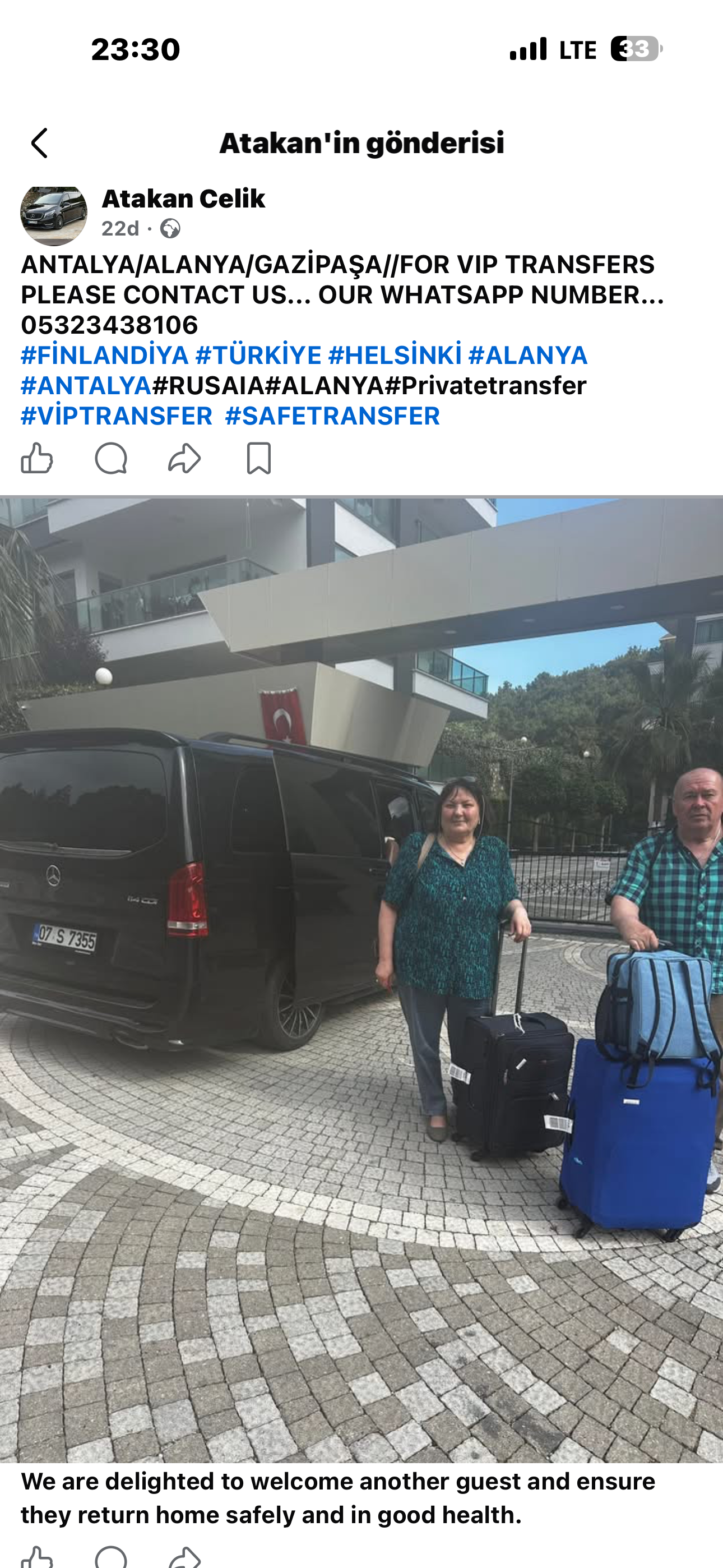 AHENK VİP AİRPORT TRANSFER